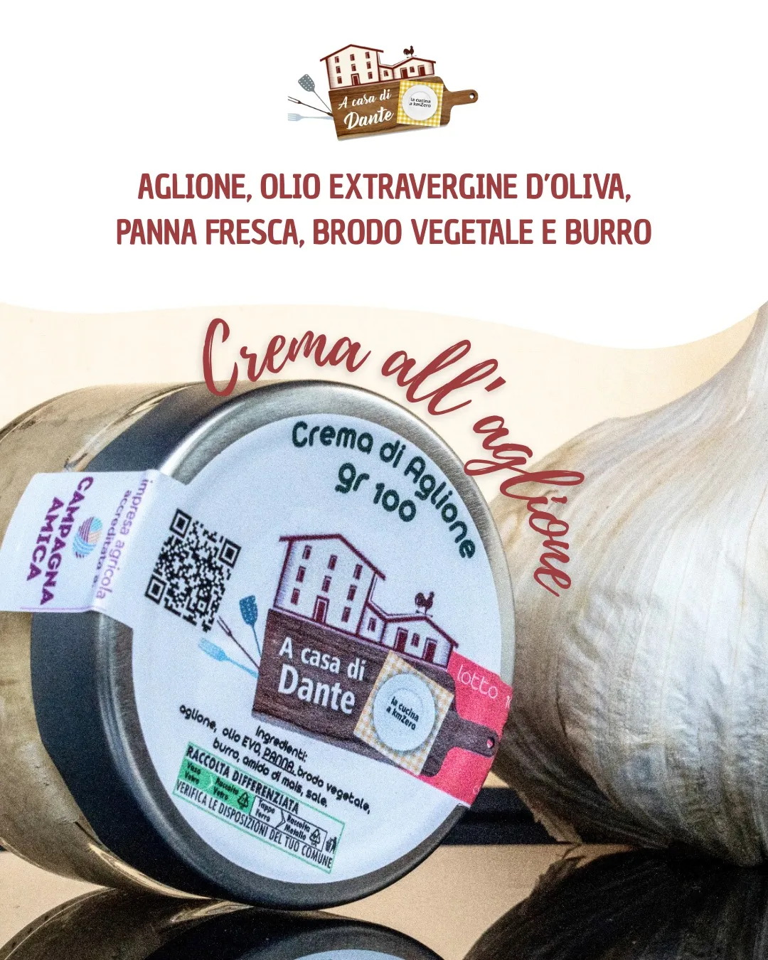 Crema all'aglione: cos'è e come si usa